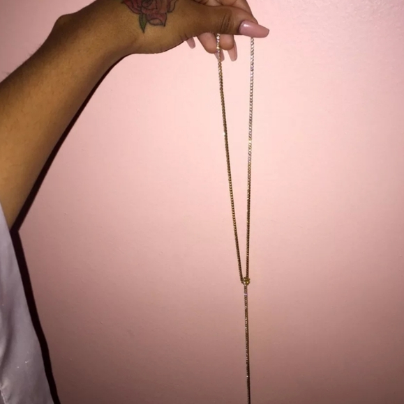 ◇Dixie◇ Long Rhinestone necklace - Picture 2 of 5